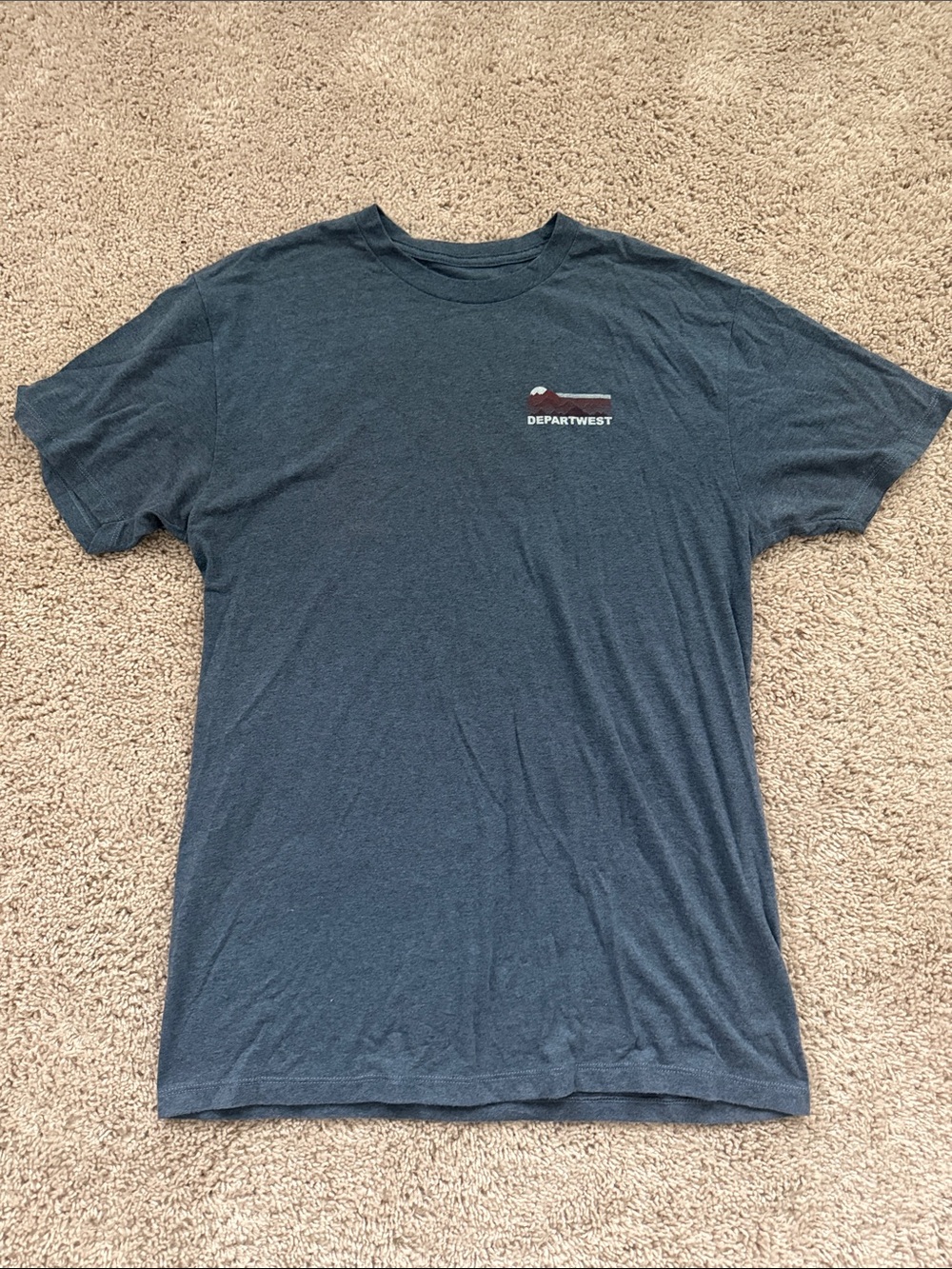 Departwest Men's Short-Sleeve Tee in Slate Blue